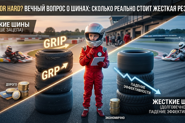 Мягкие или жесткие: вечный вопрос выбора шин в картинге