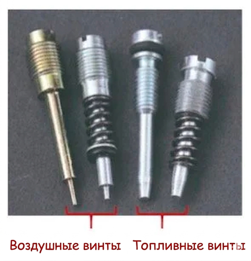 Винты регулировочной смеси