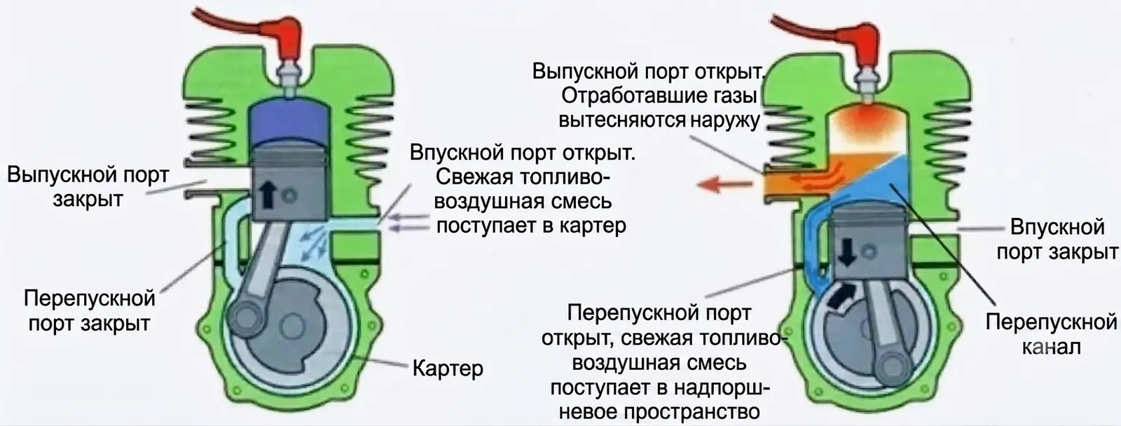 Смесеобразование в двухтактном Rotax: карбюратор, лепестковый клапан, выхлоп | Gripline