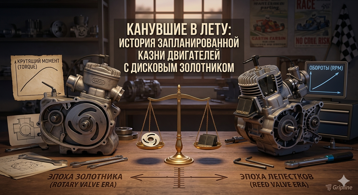 Исчезновение двигателей с дисковым золотником Запланированная казнь