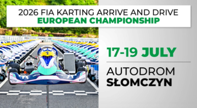 Официально: Открыта регистрация на Чемпионат Европы FIA Karting Arrive & Drive 2026